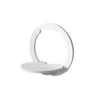 Sieninė gėlių lentyna PVC gėlių vazonų stovas Naujas laikymo stovas rotundity white