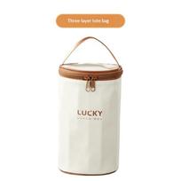 Portable Sealed Thermal Lunch Box For Kids Stackable Microwave 304 Stainless Steel Bento Box Insulated Food Container as the picture white