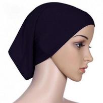 Muslim Women's Hijab Underscarf Stretchable Head Scarf Bonnet Cap Head Wear beige