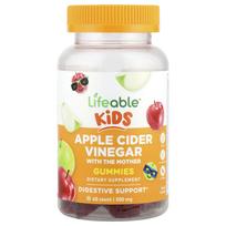 Lifeable, Kids' Apple Cider Vinegar Gummies, Apple, 60 Gummies