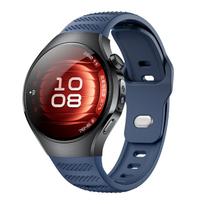 Minkštas silikoninis laikrodžio dirželis be tarpų, skirtas Huawei Watch 5 42MM 46MM, sportinis apyrankės dirželis, skirtas Huawei Watch 5 riešo dirželiui, laikrodžio dirželiai Huawei Watch 5 42MM black