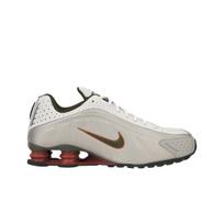Nike Shox R4 Patogūs kvėpuojantys bėgimo bateliai Vyriškas sportbačio modelis Baltas Raudonas HQ1988-010 45.5 gray