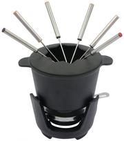 Cast Iron Fondue Set For 6 People Kinghoff Kh-1195