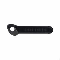 Snowboard Buckles and Straps Set, Black, sturdy Duty Accessory Large Strap Front Short Rack black