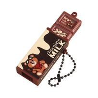 Simulated Chocolate Fidget Toy Stress Style Bendable Snap Stress Relief Keychain Pendant Creative Gift black