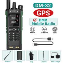 BAOFENG DMR DM-32 Digital Walkie Talkie GPS Dual Mode Analog TDMA Dual Time Slot Air Band APRS Digital Call Ham Radio EURO
