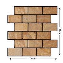 5/10 vnt. Modernūs 3D akmens tekstūros sienų lipdukai 30x30 cm Lipdukai-plokštės svetainės akcentinėms sienoms Patvarūs vandeniui atsparūs namams 5pcs black