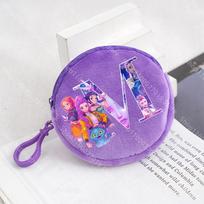 K Pop Demonų Medžiotojų Mergaitės Monetų Piniginė Vaikams Miela Raidžių Animacinių Filmukų Spauda Didelės Talpos Kosmetinė Nešiojama Rankinė Vaikų Dovanos purple