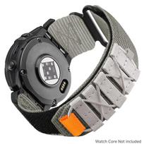 NAUJAS 22/26 mm nailoninis dirželis, skirtas Garmin Fenix 8 E 5 5X 6X 6 7 7X Pro/TACTIX/Mk2 Mk2i G1/Enduro 2 3 Sportinis apyrankės Quick Fit laikrodžio dirželis 22mm gray