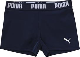 PUMA Sportinis maudymosi kostiumėlis tamsiai mėlyna / pilka / balta