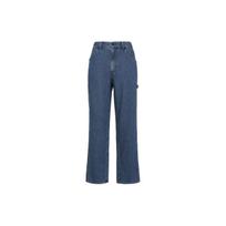 UNIQLO SS23 Solid Straight Leg Mid Rise Jeans Men bottoms Blue UQ455498000-66 M gray