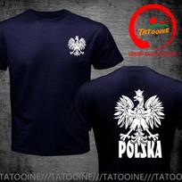 Lenkijos marškinėliai su lenkijos vėliavos spaudiniu Streetwear Unisex Unisex Laisvalaikio mada Oversized Polska T marškinėliai Stilingi laisvalaikio marškinėliai Viršutiniai drabužiai 4XL gray