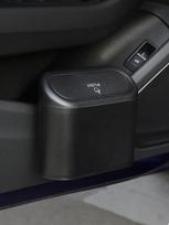 Automobilio interjero laikymo dėklas Šiukšliadėžė Stumiamas dangtelis Mini padėklas Dulkių dėžutė Atliekų dėžė Durų sėdynės klipas Laikiklis Automobilio aksesuarai black
