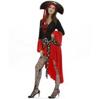 S-3XL Dydis Europos ir Amerikos Moterims Helovinas Seksualus Moteriškas Pirato Kostiumas Cosplay Cosplay Uniforma XXL black