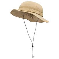 The North Face Lace-up sun protection nylon bucket hat 5FXF unisex couple style beige LK5 Khaki L/XL - No box smėlis