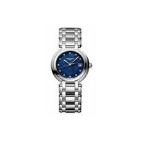 Longines Quartz Movement 30M Water Resistant Watch 26.5Mm Blue Dial Stainless Steel Case Stainless Steel Bracelet Women watches Silver L8.120.4.98.6 Blue gray