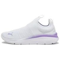 Puma Softride Pro Echo Slip-On Sidabrinis Rūkas Levandų Spalvos Moteriški Sportbačiai Balti Levandų-Alert 309982-05 38 white