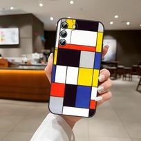 M-Mondrians Phone Case For S25 Samsung S26 S24 Ultra S22 S23 S20 Fe S21 Plus A54 A34 A16 A53 Back Cover Samsung s26ultra white