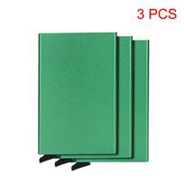 Rfid Smart Wallet Card Holder Metal Thin Slim Men Women Wallets Pop Up Minimalist Wallet Small Black Purse Vallet Walets for Men blue