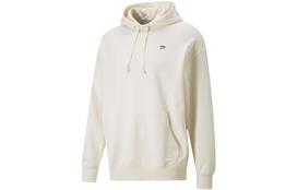 PUMA Downtown Sweatshirt Men's Cotton Linen Blend Natural 537750-99 M white