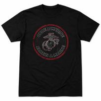 Once a Marine Always a Marine Shirt USMC Veteran T-Shirt Marine Corps Pride 150 black