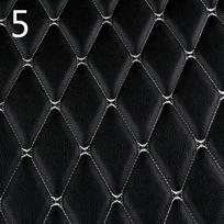 100X158cm PVC dirbtinės odos audinys sintetinis siuvimui krepšiui avalynei sofai automobiliui kempininis dygsniuotas siuvinėtas automobilio interjero medžiagos apdailos 100X158cm black