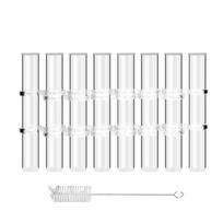 Flower Glass Test Tube Vase Creative Flower Plant Holder Hydroponic Container 1 white