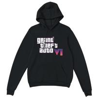Grand Theft Auto VI  Dizaino Marškinėliai/Su Gobtuvu Marškinėliai/Megztinis S white