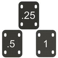 AllBright Guitar Neck Guitar Shim Neck Bass Electric Guitar Wedge Shim Repair and Set of 3 Shim, Plate, Guitar, Neck, Gasket, Adjustment, juoda