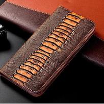 Genuine Leather Flip Wallet Phone Case for  IPhone17 16 15 14 13 11 pro promax plus  Full Protective Flip Cover apple 13
