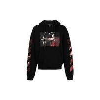 Off-White SS21 Caravaggio spaudinio gobtuvas 'Juoda Raudona' Vyriškas OMBB037R21FLE0021025 L black