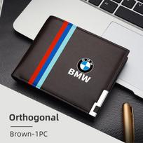 Odinė vyriška automobilio piniginė Kortelių laikiklis Bilietų laikymo krepšys BMW E87 E70 E91 E30 G20 E92 E93 E60 E46 E90 G30 E53 X1 rvzc66 gray