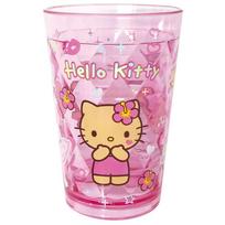 Sanrio Hello Kitty Glitter Holo Clear Long Cup (SAC-HCLL-KTHI) pink