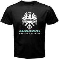 Bianchi Eagle Crest Logo T-Shirt L juoda