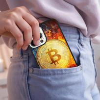 BTC Bitcoin Phone Case For iPhone 17 Air 15 16e 14 13 Pro Max Coque 12 11 Pro Max PLUS cover iPhone 18 Pro black