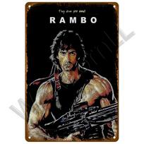 Vintažiniai filmo plakatai Retro skardinis ženklas Estetiškas svetainės kino metalinis ženklas Pramoninė namų sienų dekoracija Dekoratyvinis metalinis Wa 20x30cm（7.8x11.8inch） brown