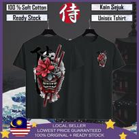 PROMOSI HEBAT Japan Monster Face T shirt Lelaki Baju T shirt Lelaki Baju Viral Baju Perempuan Men Clothes L black