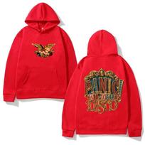 BAROKINIS ANGELAS SU KAPIŠONU Panic! At The Disco 2025 Naujas Harajuku Džemperis Aukštos Kokybės Drabužiai Sudaderas Su Gobtuvu Hoody S raudona