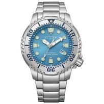 [CITIZEN] PROMASTER BN0165-55L Eco-Drive Diver 200m Waterproof Men's Silver Blue Light Blue Night Light