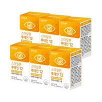 Smilen Lutein 12 Akių sveikata 30 tablečių, 6 vienetai orange
