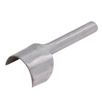 Half Round Cutter Punch Tool Steel Arc Shaped DIY Belt End Punches for Leather Craft Handwork50mm gray