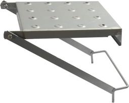 Ladder Platform Accessory, Heavy Duty Ladder Work Stand System Accessories Holds 400 Pound gray