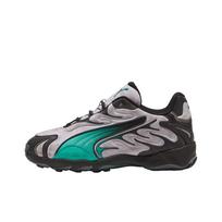 Puma Inhale Distressed Vibrant Silver Vibrant Green Unisex Sneakers Grey 404532-01 39 black