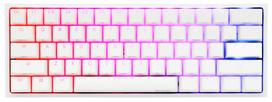 Ducky One 2 Mini grynai baltas RGB LED Double Shot PBT mechaninė klaviatūra tyli - 60% (Chibox Rožinė)