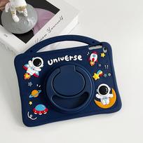 Astronaut 360 Rotating Case For Honor Pad 10 9 8 X9a X9 GT V8 V7 Pro MagicPad 2 13 X8a V6 6 7 X6 Soft Silicone Stand Kids Cover Honor Pad X8 Pro2023 gray