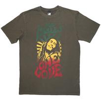 Bob Marley One Love Gradient Limited Edition 999 Only Premium Wash T Shirt Size XXXL gray