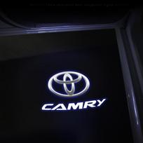 CKMY4 Led Car Door Welcome Lamp Laser Projector Logo Night Light For Toyota Camry Prius Corolla Land Cruiser Prado Tundra Venza etc. blue