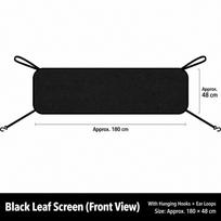UV Resistant Rain Gutter Debris Guard Mesh Design Car Windshield Leaf Guard  Car Maintenance Style1 black