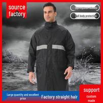 Adult Reflective One-Piece Raincoat for Outdoor Labor and Construction One Size - Oxford Cloth juoda
