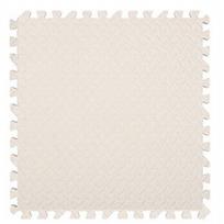 10pcs Eva Foam Mat Soft Floor Tiles For Kids Playrooms And Gym Activities 12mm Thick White 10pcs white